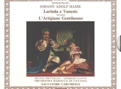 Johann Adolf Hasse. Larinda e Vaneiso. CD. Free Postage!