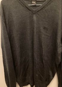 Hugo Boss Grey Sweater L