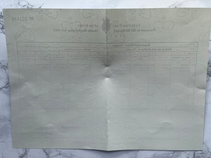 Winston Churchill - Birth Certificate