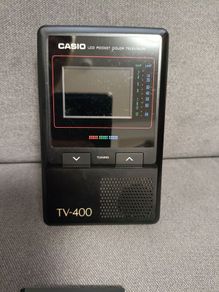 Casio TV-400 LCD Pocket Color Handheld TV Television VHF UHF Excellent shape