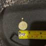 14k solid gold pendant OM for necklace Image 4