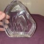 Vintage Heron Crane Lead Crystal Paperweight Artist Signed Image 5