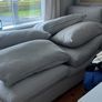 Grey L shaped couch Image 2