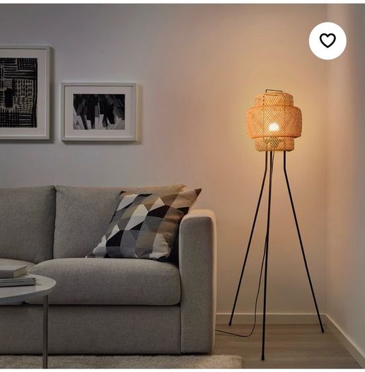 IKEA bamboo floor lamp