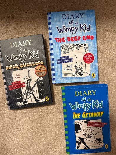 Diary of a wimpy kid Series- 17Books