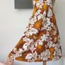 VINTAGE 1960s Royal Hawaiian floral cotton mini dress S M 10 12 1960s Made in Hawaii Image 5