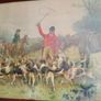 Pair Antique Equestrian prints, hunting prints, vintage lithograph Image 6