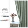 MULTIPLE SIZES/COLOURS AVAILABLE Thermal Blackout Curtains - Room Darkening Eyelet Curtains for living Room Energy Saving Privacy Protection Window Treatment Drapes for Bedroom Kitchen, Sage Green, 2 Panels, 46 x 54 Inch Image 5