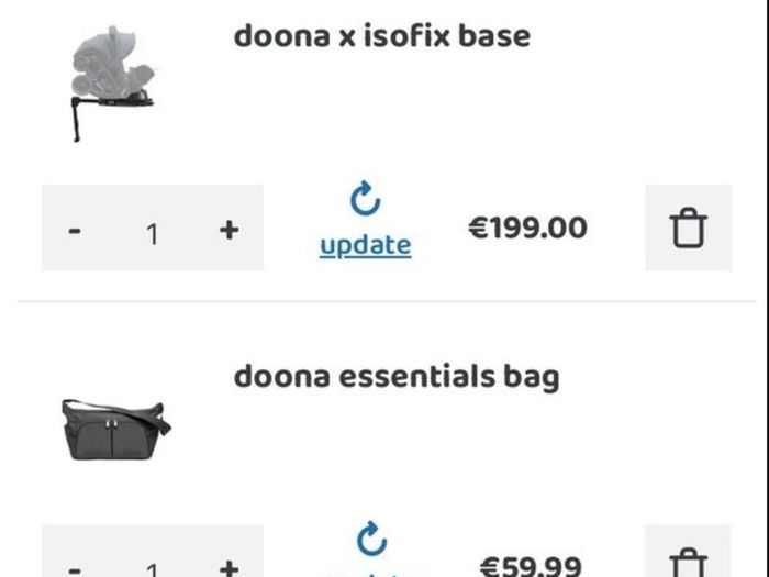 Doona X travel system