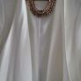 Per Una White Drape Lapel Jacket Sz 16UK Image 2
