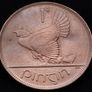 [#2631] - Ireland 1928 | Irish 1d | Irish 1 Penny | KM.3 | UNC Image 2