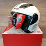 Motorbike Helmet LS2 Airflow II Gloss White - XS Image 2