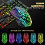 Wired Gaming Keyboard and Mouse Headset Combo,Rainbow LED Backlit Wired Keyboard,Over Ear Headphone with Mic,Rainbow Backlit Gaming Mice,Mouse Pad,for PC,Laptop,Mac,PS4,Xbox(Black) Image 7