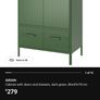 Ikea idasen green cabinets Image 3