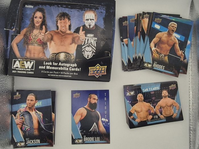 AEW Upper Deck 2021 (First Edition) 70 Trading Cards Bundle