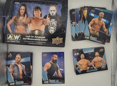 AEW Upper Deck 2021 (First Edition) 70 Trading Cards Bundle
