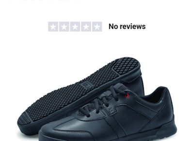 kitchen staff unisex non slip water resistent black shoe UK6, EUR 39, 25.5 CM