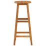 Bar Stools 6 pcs Solid Acacia Wood Image 3
