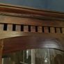 Tall Solid Dark Wood Display Cabinet Image 2