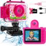 Kids Underwater Camera Boys - Kids Video Camera Waterproof 1080P HD Children Camcorder Digital Camera for Boy Holidays Birthday Toys Gifts MULTIPLE COLOURS AVAILABLE, SEE PHOTOS (FREE POSTge) Image 2