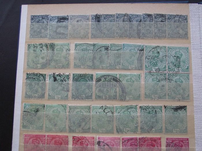 A nice collection of Stamps from India, presented in the album #7