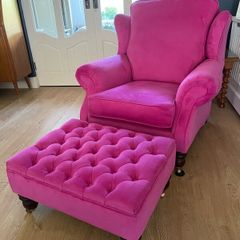 Finline Alexander Armchair and Footstool