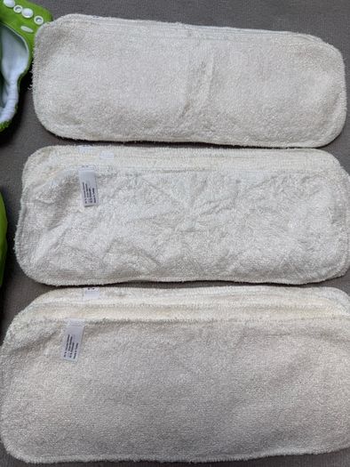 LittleLamb One Size Pocket Nappies 6 with 12 Bamboo Boosters