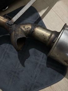 BMW custom exhaust