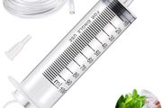 Syringe 100ml, Syringes, Large Syringe, Plastic Syringe, Big Syringe, Large Plastic Syringe with 130cm Hose Tube, For Scientific Labs, Nutrient Measuring, Watering, Refilling