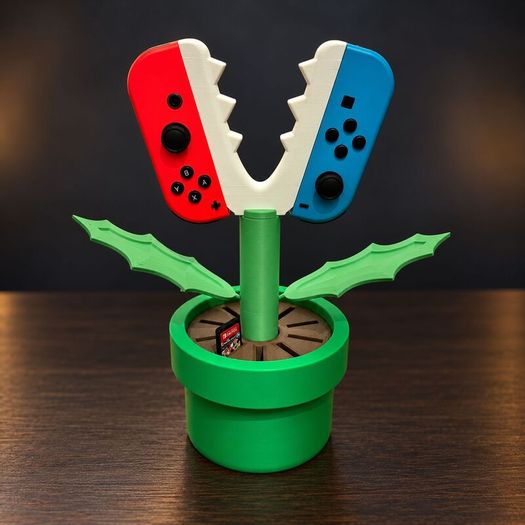 Snapping Plant Joy-Con Grip - 3D