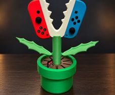 Snapping Plant Joy-Con Grip - 3D
