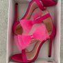 Hot Pink Tulle Bow Stiletto Heels - Size EU 36 Image 4