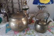 Two Brass Teapots