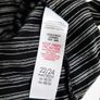 B&W stripe long top BNWT UK 22/24 Image 4