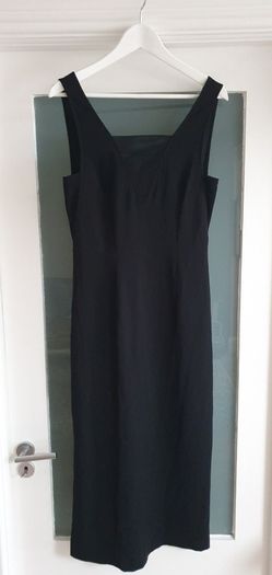 H&M black sheer panel's midi with side split Sz 12 - Bnwt Rrp 39.99