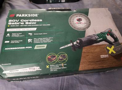Parkside cordless sabre saw