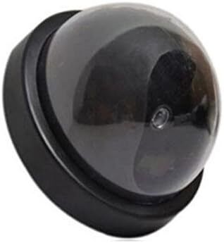Dummy Camera, Home Security Fake Camera Imitation Dummy Security Camera Dome With Flashing LED Light