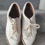 Massimo Dutti Leather Trainers Size Uk 7 Image 3