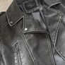 PU leather crop Jacket Image 4