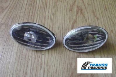 Silver Side Light Repeater Indicators Set Vauxhall Opel Astra Combo Corsa Tigra