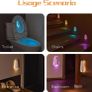 Motion Sensor Toilet Night Light, 16 Colors Home Toilet Light Bathroom Body Motion Sensor Toilet Bowl Lid Lamp, Adjustable Motion Activated Toilet Night Light for Any Toilet (1 Pack) Image 7