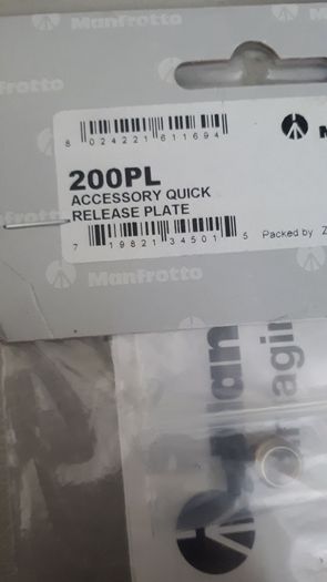 manfrotto quick release plate