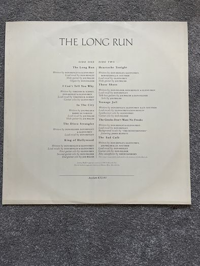 The Eagles - The Long Run