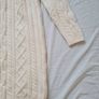 Lacoste alpaca wool Knitted long jumper Size 10 eu 38 cream in new condition Image 4