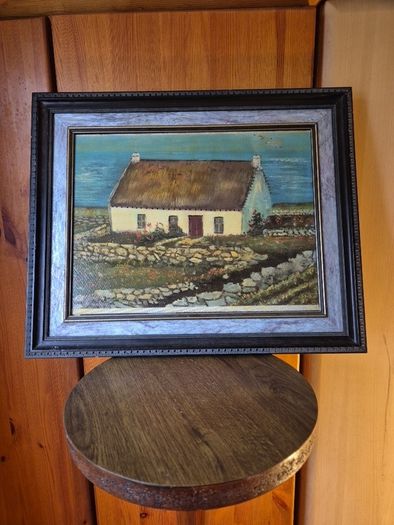 Vintage Irish Countryside Scene in a Frame