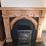 Wooden Fireplace Image 2