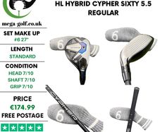 Callaway Paradym Ai Smoke HL Hybrid / #6 27 Degree / Cypher Sixty 5.5 Regular