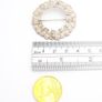 Vintage Silver Leaf Wreath Brooch Image 6