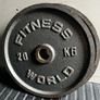 130kg deep dish 90s Olympic cast iron weight plates Image 8