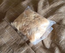 Small Hand Dyed Fleece BFL Wool Spinning Fibre